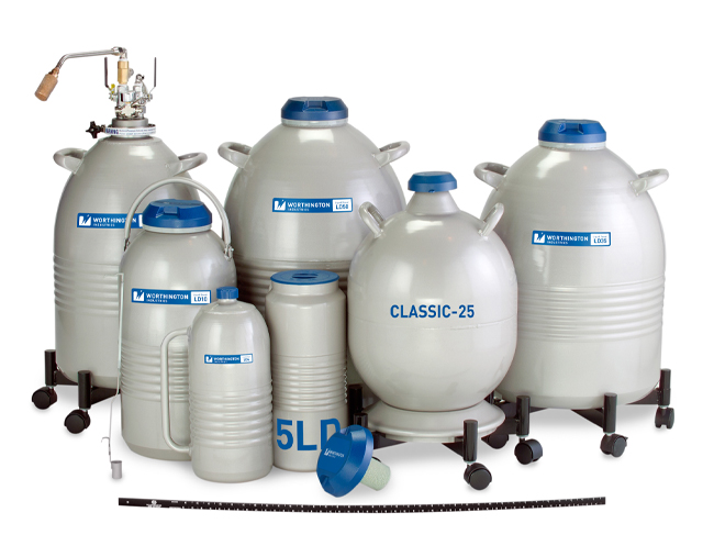 liquid dewars for nitrogen storage in cryogenics