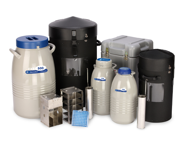 ic biomedical dry vapor storage for liquid nitrogen
