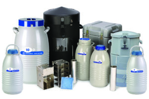 vapor dry shippers for liquid nitrogen