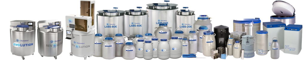 all ic biomedical ln dewars and cryogenic freezers